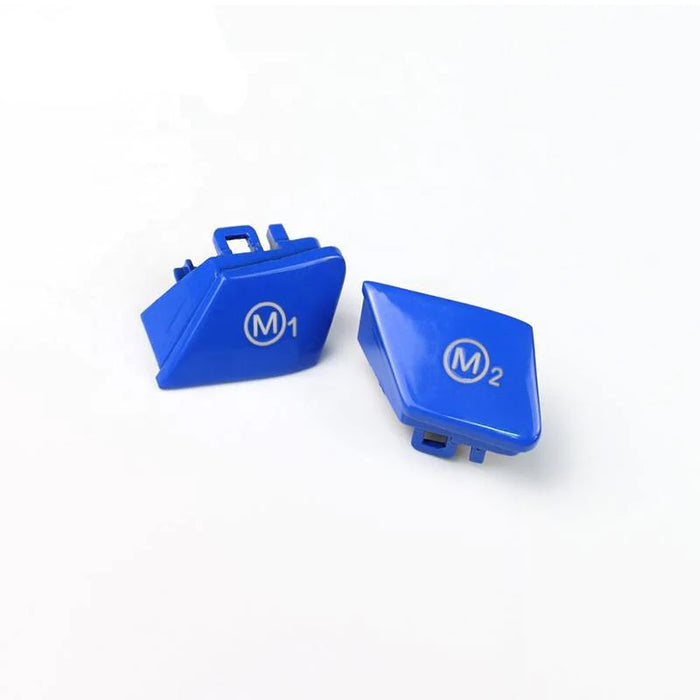 BMW STEERING WHEEL M MODE BUTTONS M1 & M2 IN BLUE-carbonizeduk