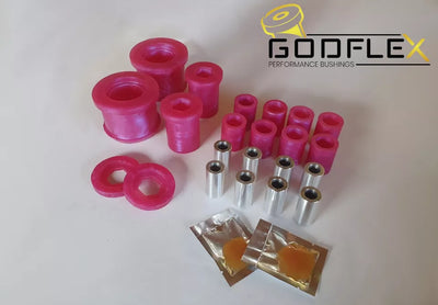 Mini Cooper S R56 07-13 Front Wishbone Rear & Rear Control Arm Bushing Kit Poly-bushes-carbonizeduk