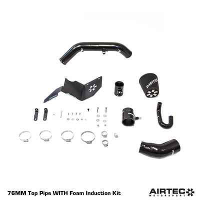 AIRTEC Motorsport RS-Style 76mm Top Induction Pipe for Fiesta ST180-Ford-Airtec-carbonizeduk