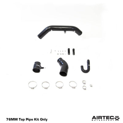 AIRTEC Motorsport RS-Style 76mm Top Induction Pipe for Fiesta ST180-Ford-Airtec-carbonizeduk