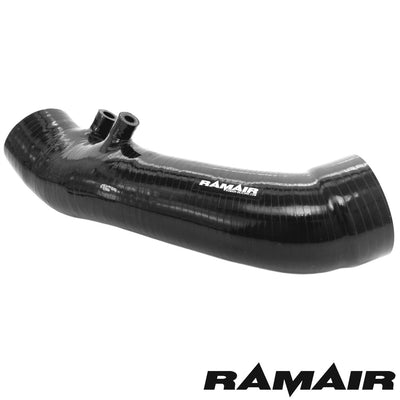 RamAir Honda Civic Type R FN2 Black Silicone Intake Hose-intake pipework-carbonizeduk
