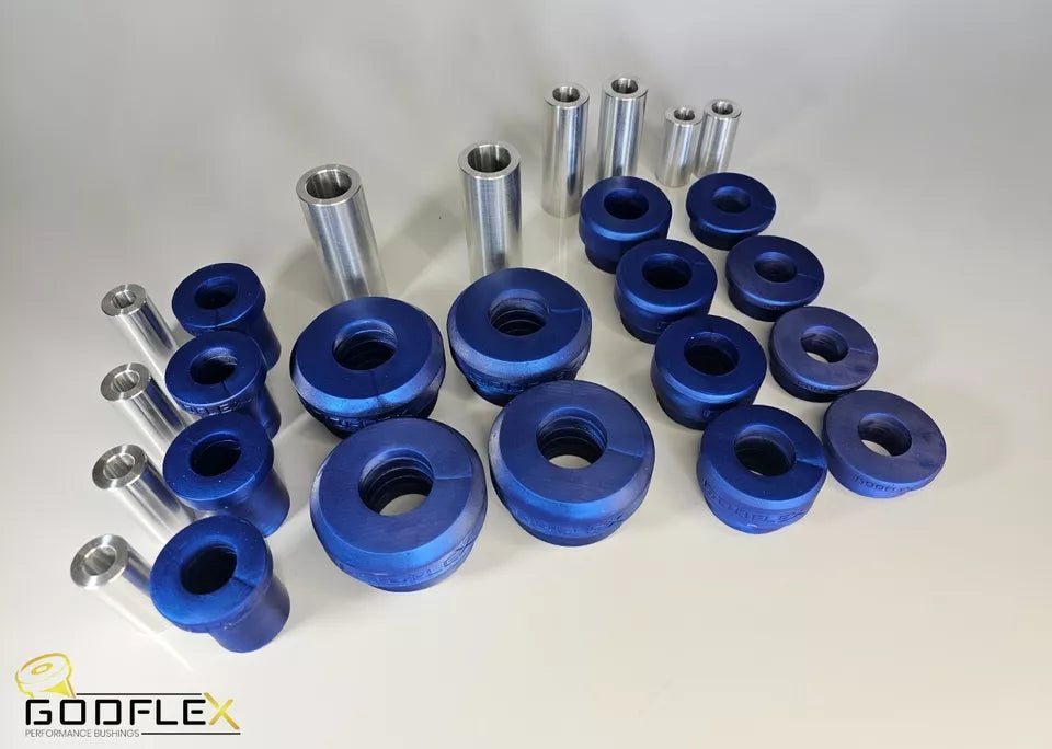 Front Arm Bushes Kit Full For Nissan 350Z Z33 (2002-2009) Polyurethane Bush Kit-bushes-carbonizeduk