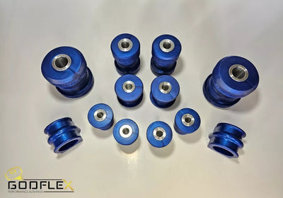 Front Arm Bushes & ARB Kit Full For Nissan 350Z Z33 (2002-2009) in Polyurethane-bushes-carbonizeduk