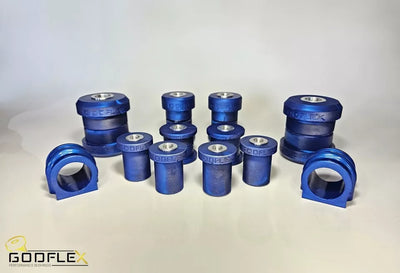 Front Arm Bushes & ARB Kit Full For Nissan 350Z Z33 (2002-2009) in Polyurethane-bushes-carbonizeduk