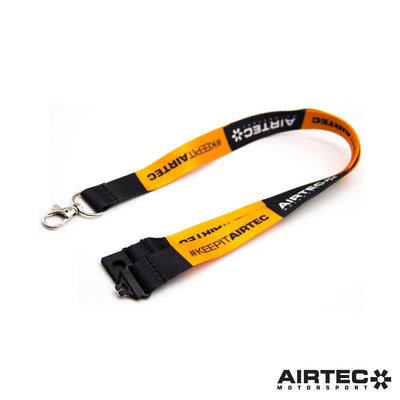 AIRTEC Motorsport Black & Orange Lanyard-BMW-Airtec-carbonizeduk