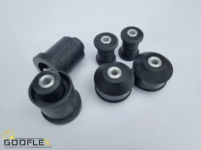 Front & Rear Arm / Beam Bushes Kit for Vauxhall Opel Corsa D VXR 06-14 in Poly-bushes-carbonizeduk