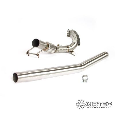 AIRTEC Motorsport De-Cat Downpipe & Centre Section for Golf R Mk7 & 7.5-Audi-Airtec-carbonizeduk