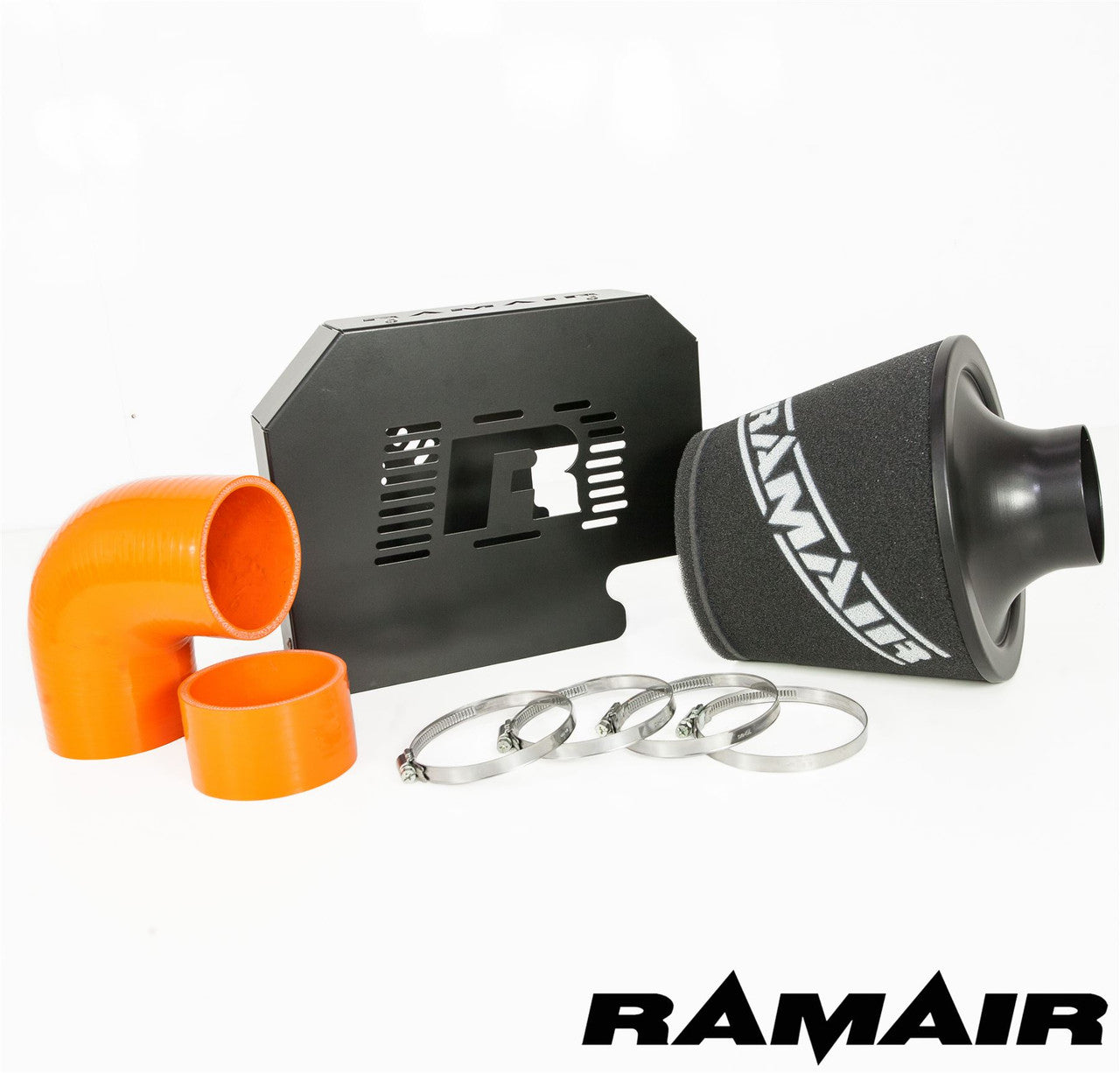 RAMAIR Ford Focus ST 225 Orange Performance Intake Kit with ECU Holder-carbonizeduk