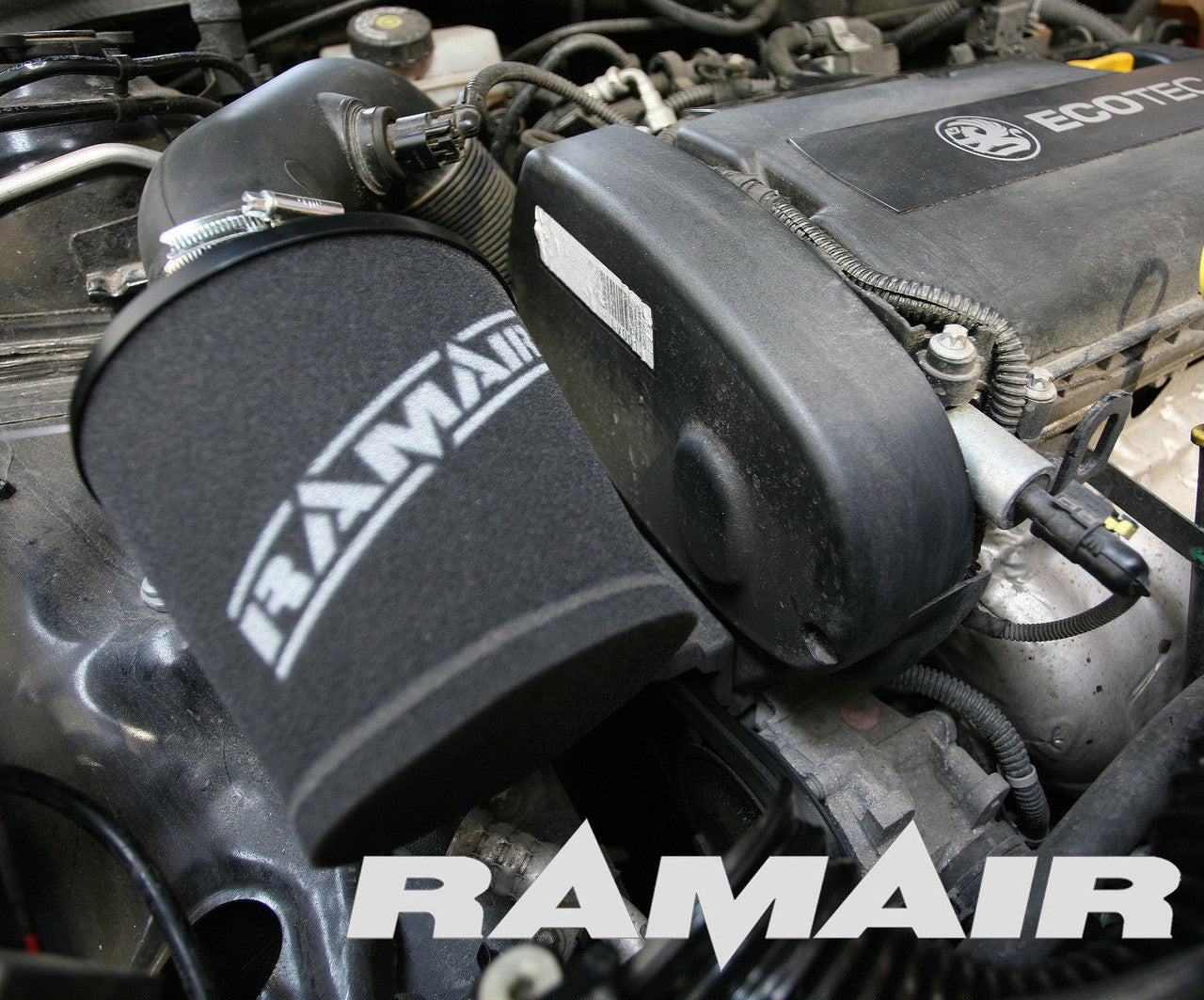 RAMAIR Vauxhall Astra H / MK2 Zafira 1.4i, 1.6i & 1.8i SR Performance Intake Foam Air Filter Kit-induction kit-carbonizeduk
