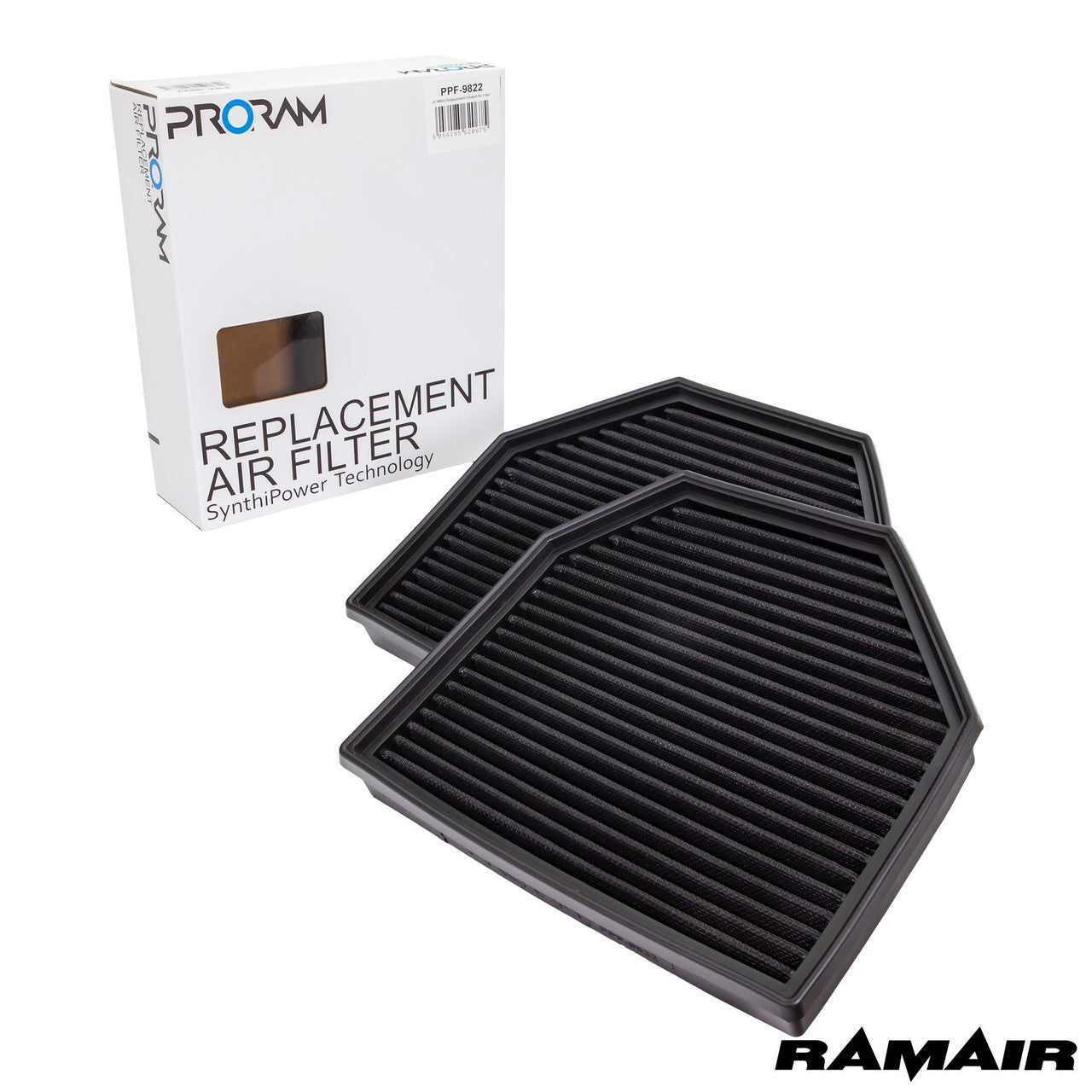 ProRam PPF-9822 - BMW Replacement Pleated Air Filter M3 M4 S55 M5 M6 3.0 S63 4.4 V8-intake pipework-carbonizeduk