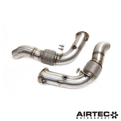 AIRTEC Motorsport De-Cat Downpipe for BMW S63 engine (M5/M6)-BMW-Airtec-carbonizeduk