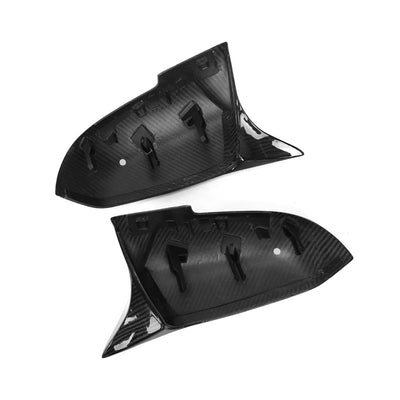 PRE-PREG CARBON FIBRE M STYLE WING MIRROR COVERS FOR BMW (2012-2019, F20 F21 F22 F30 F32 F33 F32 F87)-F20-carbonizeduk