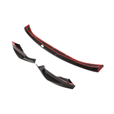 Carbon Fiber Front Bumper Lip 3 PCS BMW 4 Series G80 M3 G82 M4 Coupe 2-Door 2021+-carbonizeduk