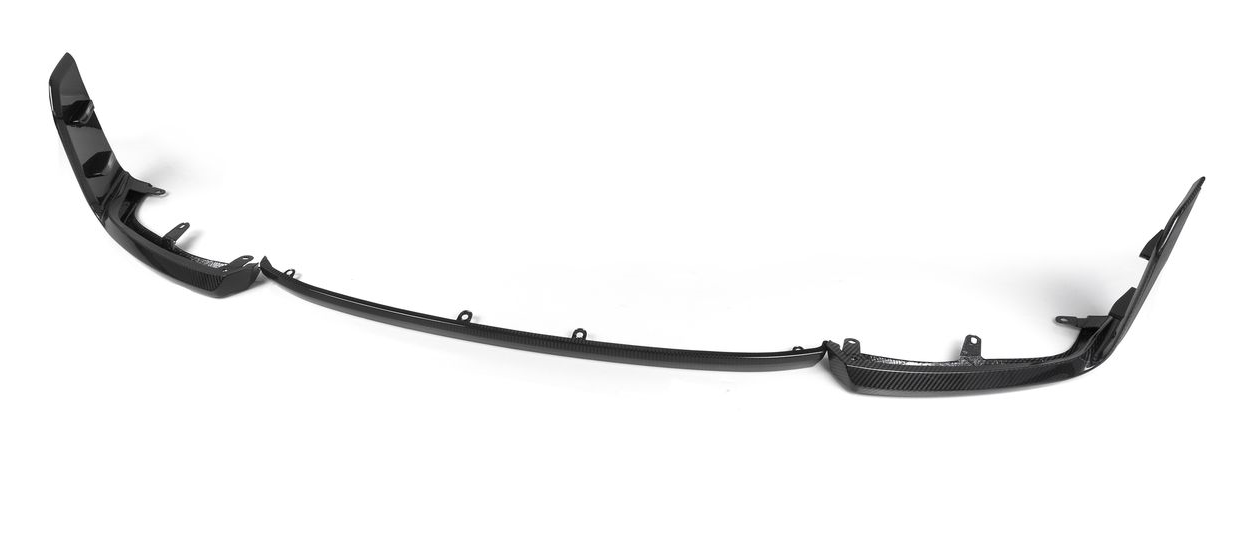 BMW M2 2023 G87 M PERF STYLE FRONT SPLITTER IN PRE PREG GLOSS CARBON FIBRE (G87)-carbonizeduk