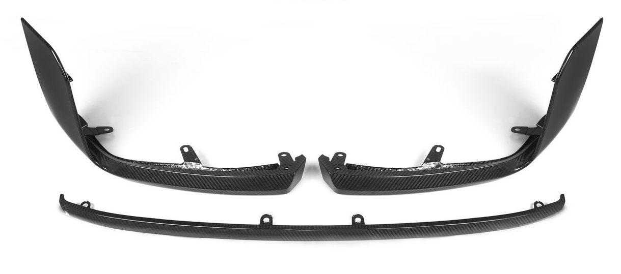 BMW M2 2023 G87 M PERF STYLE FRONT SPLITTER IN PRE PREG GLOSS CARBON FIBRE (G87)-carbonizeduk