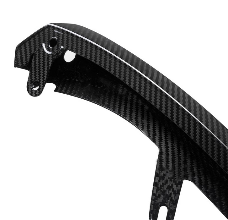 BMW M2 2023 G87 M PERF STYLE FRONT SPLITTER IN PRE PREG GLOSS CARBON FIBRE (G87)-carbonizeduk