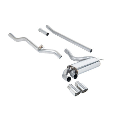 Milltek Downpipe-back Exhaust Audi Coupe UR Quattro 10v Turbo 81-89-Exhaust System-carbonizeduk