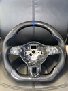 Volkswagen Polo MK5 6R GTI / R-line Carbon Fibre Steering Wheel (CUSTOM / 2009 - 2014 Models)-Steering wheel-carbonizeduk