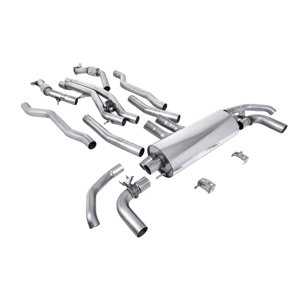 Milltek Particulate Filter-back Exhaust Audi SQ7 4.0 V8 TT (Petrol OPF/GPF Equipped Vehicles) 21-25-Exhaust System-carbonizeduk