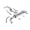 Milltek Front Pipe-back Exhaust Audi SQ8 4.0 V8 Bi-Turbo (Non OPF / GPF Equipped Models) 20-25-Exhaust System-carbonizeduk