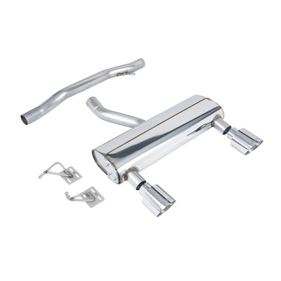 Milltek Cat Back Exhaust Audi TT 3.2 V6 Quattro Coupe and Roadster 03-06-Exhaust System-carbonizeduk