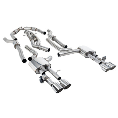 Milltek Cat Back Exhaust Audi S8 D5 4.0 TFSi V8 Saloon / Sedan Long Wheel Base (Non OPF/GPF US/ROW Models) 20-25-Exhaust System-carbonizeduk