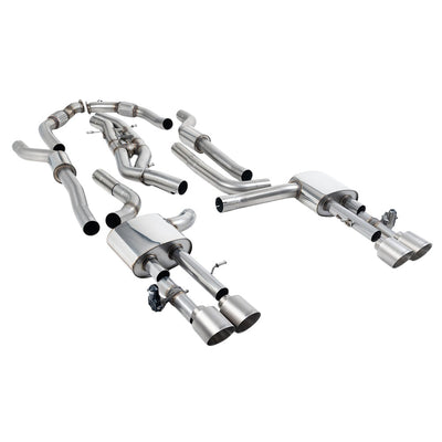 Milltek Cat Back Exhaust Audi S8 D5 4.0 TFSi V8 Saloon / Sedan Long Wheel Base (Non OPF/GPF US/ROW Models) 20-25-Exhaust System-carbonizeduk