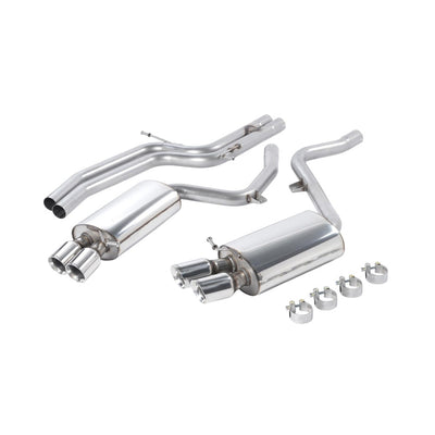 Milltek Cat Back Exhaust Audi S5 4.2 V8 B8 Coupe (Manual Only) 07-11-Exhaust System-carbonizeduk