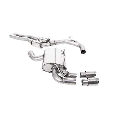 Milltek Cat Back Exhaust Audi RS3 Sportback S-Tronic (8P) 11-12-Exhaust System-carbonizeduk
