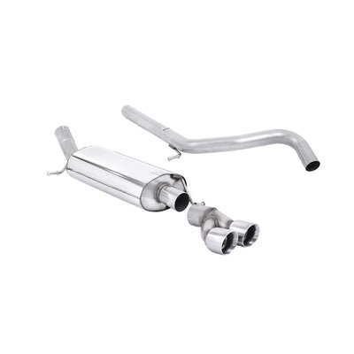Milltek Cat Back Exhaust Audi A1 1.4 TFSi S-Line 122PS 10-15-Exhaust System-carbonizeduk