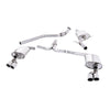Milltek Cat Back Exhaust Audi A4 2.0 TFSi S-Line B8 (2WD and Quattro Tiptronic-only) Saloon and Avant 08-11-Exhaust System-carbonizeduk