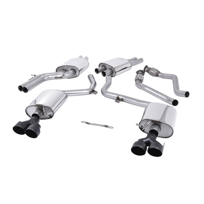 Milltek Cat Back Exhaust Audi S4 3.0 Supercharged V6 B8.5 12-16-Exhaust System-carbonizeduk