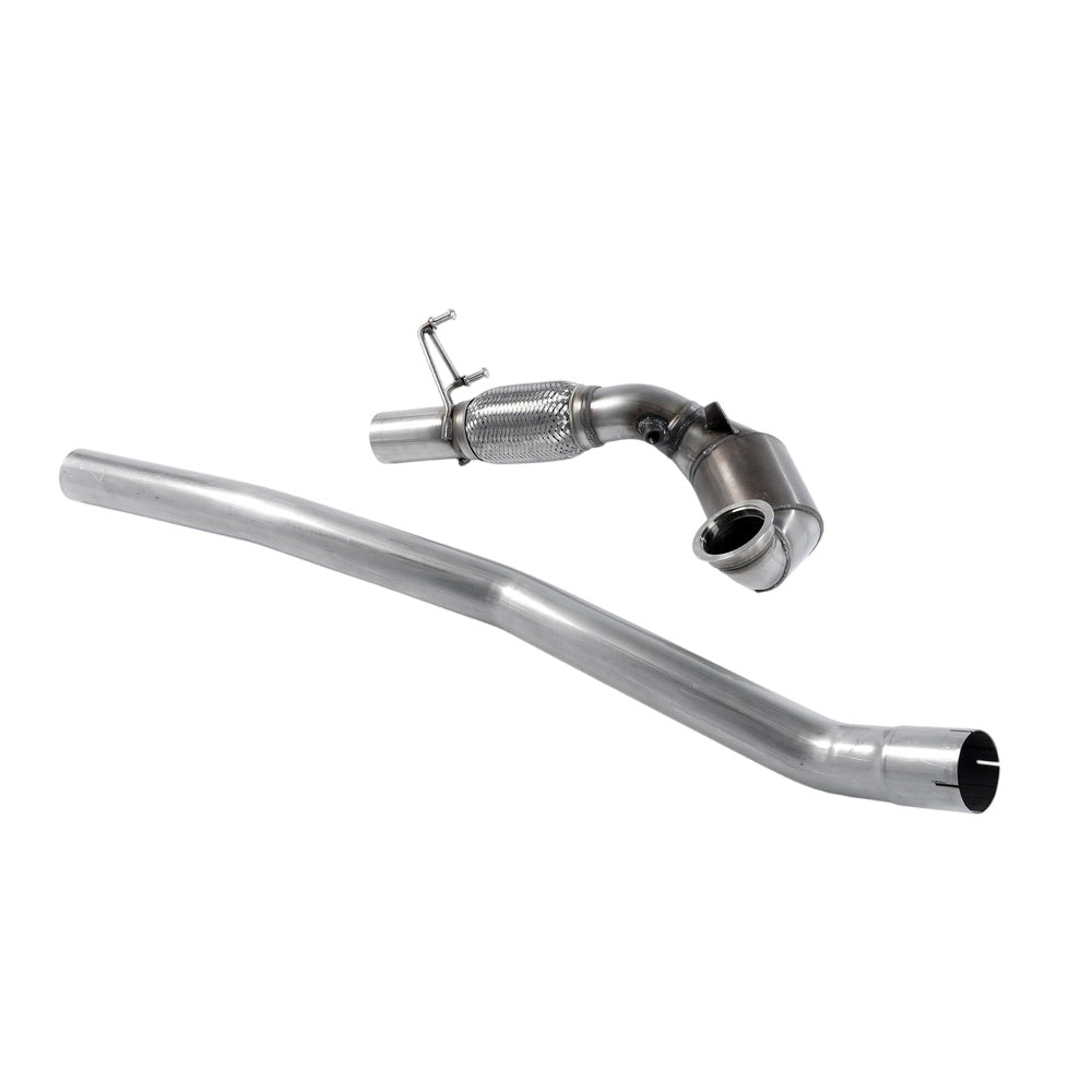 Milltek Large Bore Downpipe and Hi-Flow Sports Cat Exhaust Audi S3 2.0 TFSi Quattro Sportback 8V/8V.2 (Non-GPF Equipped Models Only) 13-18-Manifolds, Decats & Sports Cats-carbonizeduk