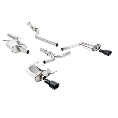 Milltek Cat Back Exhaust Audi A4 2.0 TFSi S-Line B8 (2WD and Quattro manual-only) Saloon and Avant 08-11-Exhaust System-carbonizeduk