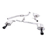Milltek Cat Back Exhaust Audi A4 2.0 TFSi S-Line B8 (2WD and Quattro Tiptronic-only) Saloon and Avant 08-11-Exhaust System-carbonizeduk