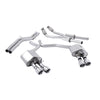 Milltek Cat Back Exhaust Audi S7 Sportback 4.0 TFSi Quattro S-Tronic 12-18-Exhaust System-carbonizeduk