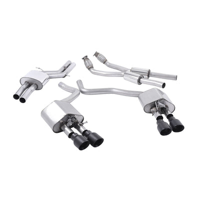 Milltek Cat Back Exhaust Audi S7 Sportback 4.0 TFSi Quattro S-Tronic 12-18-Exhaust System-carbonizeduk
