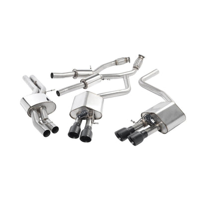 Milltek Cat Back Exhaust Audi S8 D4 4.0 TFSi Quattro Tiptronic 13-18-Exhaust System-carbonizeduk