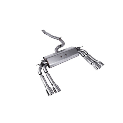 Milltek Cat Back Exhaust Audi S3 2.0 TFSi Quattro Saloon and Cabrio 8V/8V.2 (Non-GPF Equipped Models Only) 13-18-Exhaust System-carbonizeduk