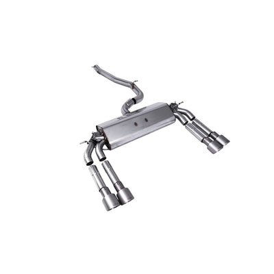 Milltek Cat Back Exhaust Audi S3 2.0 TFSi Quattro Saloon and Cabrio 8V.2 (GPF Equipped Models Only) 19-20-Exhaust System-carbonizeduk