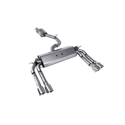 Milltek Cat Back Exhaust Audi S3 2.0 TFSi Quattro Saloon and Cabrio 8V/8V.2 (Non-GPF Equipped Models Only) 13-18-Exhaust System-carbonizeduk