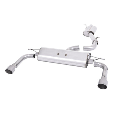 Milltek Cat Back Exhaust Audi A3 2.0 TFSi Quattro Sedan 8V (US-only) 14-20-Exhaust System-carbonizeduk