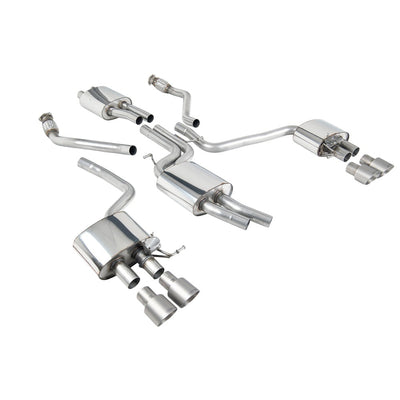 Milltek Cat Back Exhaust Audi SQ5 3.0 TFSi Supercharged 13-16-Exhaust System-carbonizeduk