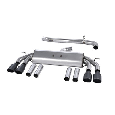 Milltek Cat Back Exhaust Audi S3 2.0 TFSi Quattro Saloon and Cabrio 8V/8V.2 (Non-GPF Equipped Models Only) 13-18-Exhaust System-carbonizeduk