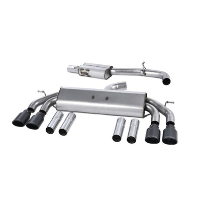 Milltek Cat Back Exhaust Audi S3 2.0 TFSi Quattro Saloon and Cabrio 8V/8V.2 (Non-GPF Equipped Models Only) 13-18-Exhaust System-carbonizeduk