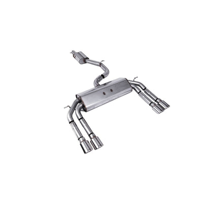 Milltek Cat Back Exhaust Audi S3 2.0 TFSi Quattro Saloon and Cabrio 8V/8V.2 (Non-GPF Equipped Models Only) 13-18-Exhaust System-carbonizeduk