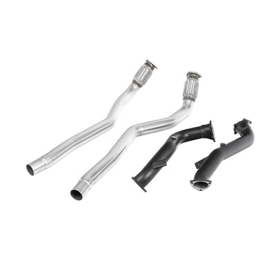 Milltek Large-bore Downpipes and Cat Bypass Pipes Exhaust Audi S6 4.0 TFSi C7 Quattro 12-18-Manifolds, Decats & Sports Cats-carbonizeduk