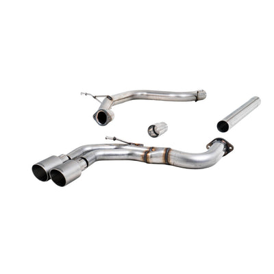 Milltek Cat Back Exhaust Audi A3 2.0 TDI 184PS MQB 2WD (3-Door and Sportback Models) 13-20-Exhaust System-carbonizeduk