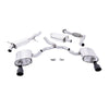 Milltek Cat Back Exhaust Audi A4 2.0 TFSi B9 Quattro Saloon and Avant (Non OPF/GPF Models inc Mild Hybrid and Without Brace Bars) 16-25-Exhaust System-carbonizeduk