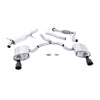 Milltek Cat Back Exhaust Audi A4 2.0 TFSi B9 Quattro Saloon and Avant (Non OPF/GPF Models inc Mild Hybrid and Without Brace Bars) 16-25-Exhaust System-carbonizeduk
